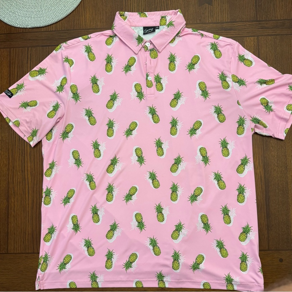 Sunday Swagger Pineapple Polo 3XL